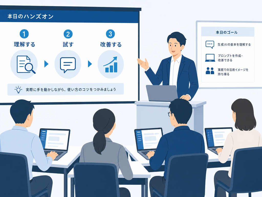 運用研修・内製化支援のイメージ