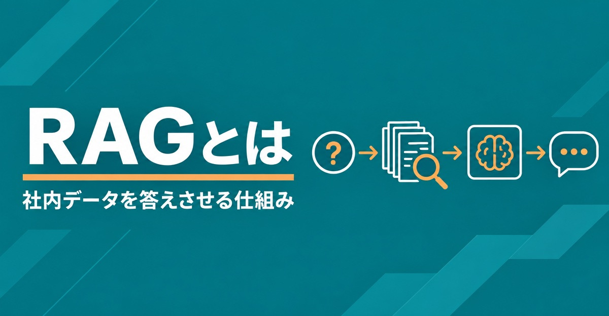RAGとは。社内データを答えさせる仕組み